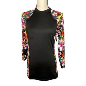 Hurley NWT Garden Rash Guard Stretch UPF 50+ Size XL